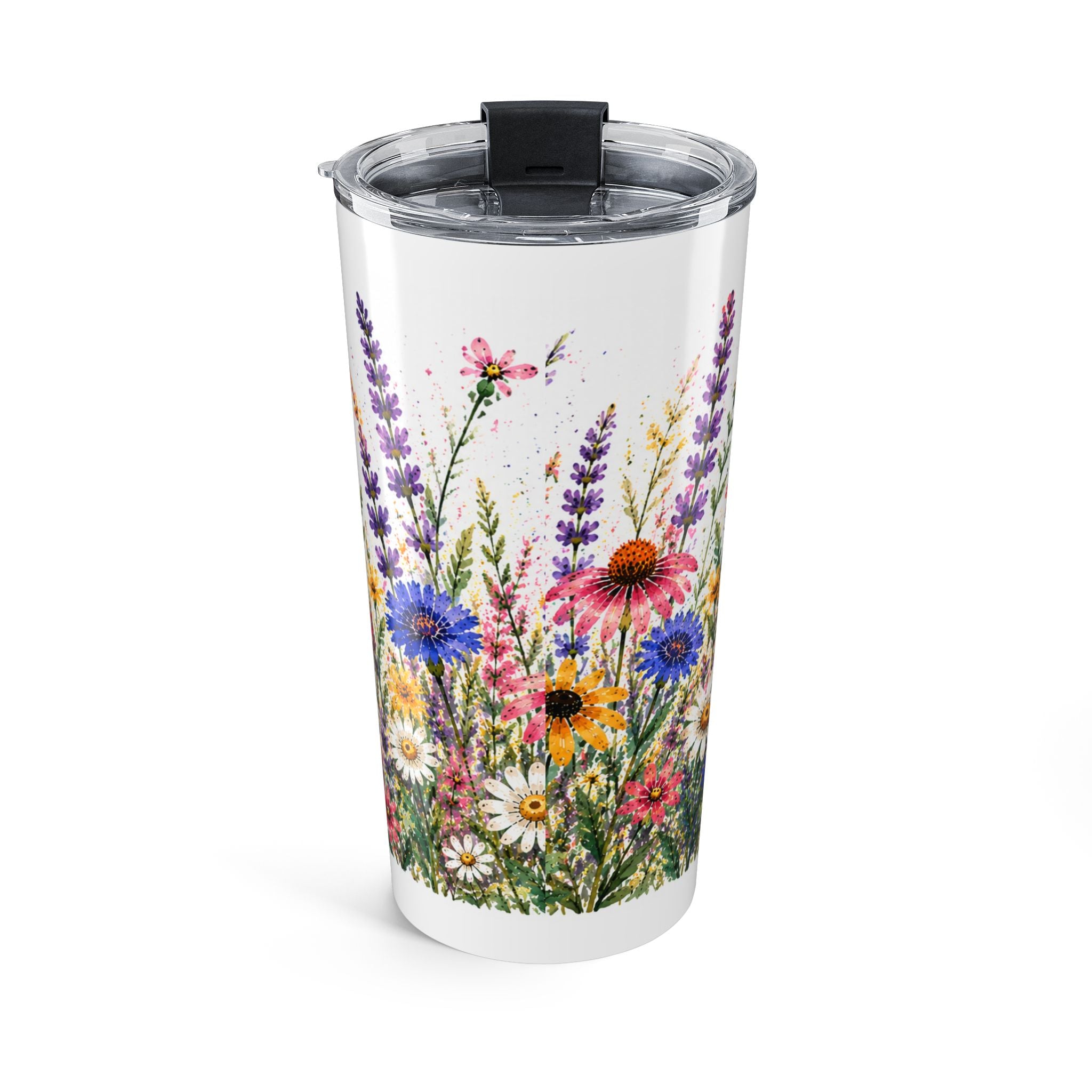 20oz Tumbler — "Harvest Hope, Cultivate Kindness" Floral Insulated Travel Cup