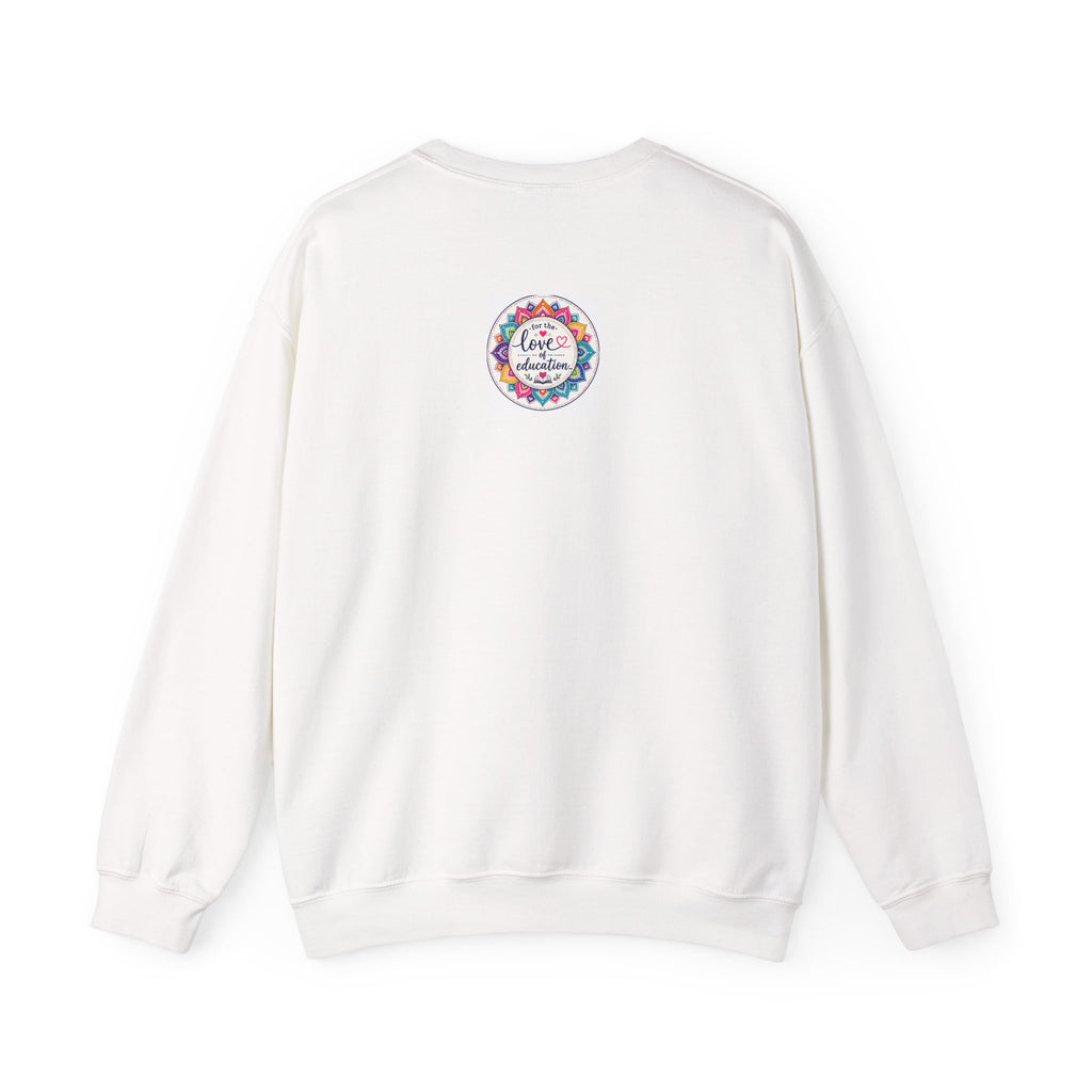 Chaos Coordinator Crewneck Sweatshirt — Funny Floral Educator/Parent Design
