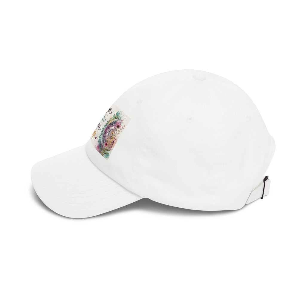 Coffee, Kids, Chaos, Hope Dad Cap — Floral Mom Baseball Hat