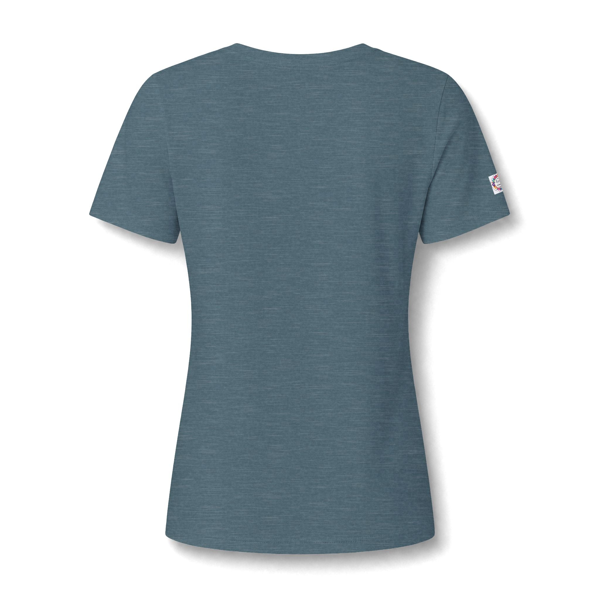 Choose Joy V-Neck Tee — Women's Floral Mandala Inspirational Shirt