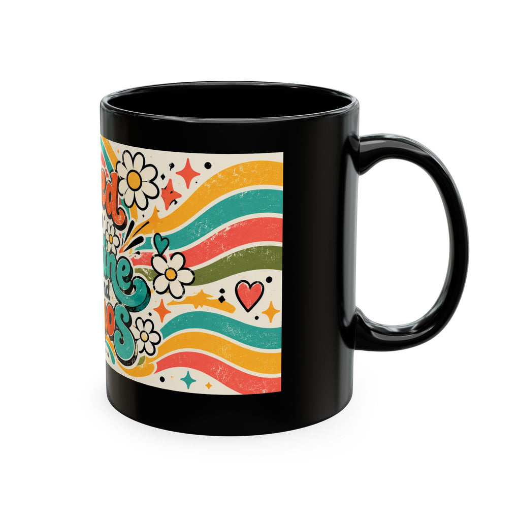 Fueled by Caffeine and Chaos Traditional Ceramic Mug for Teachers, Leaders, Chaos Coordinators