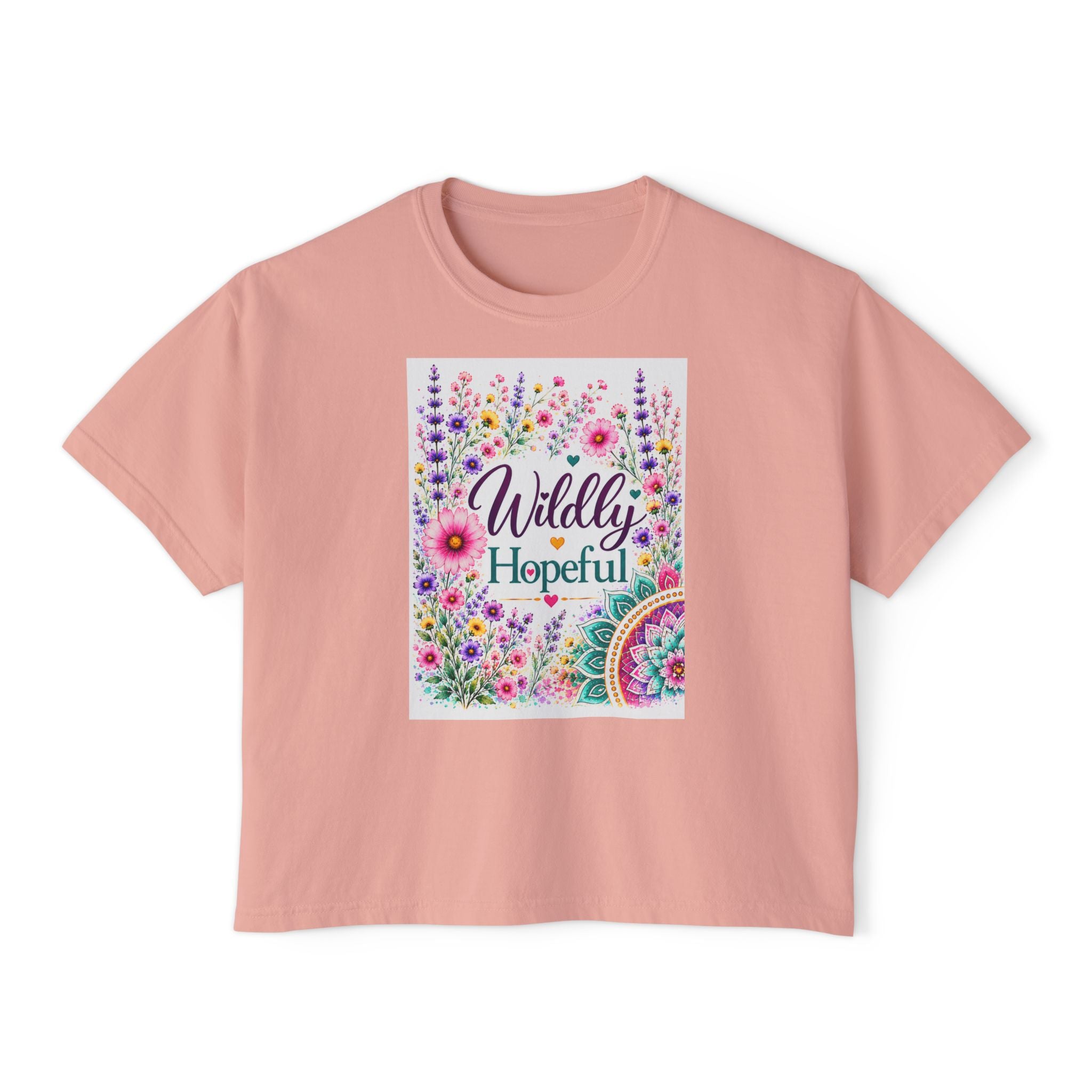 Wildly Hopeful Floral Boxy Tee