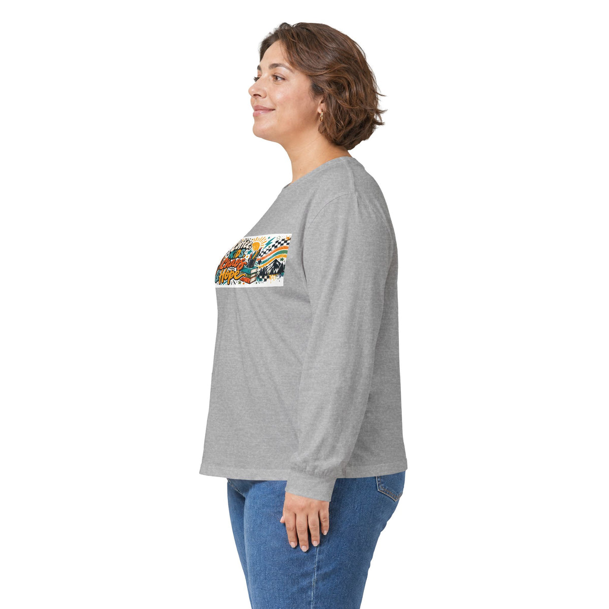 Coffee, Kids, Chaos & Hope Long Sleeve Tee, Men/Women/Teacher/Coach/School Staff