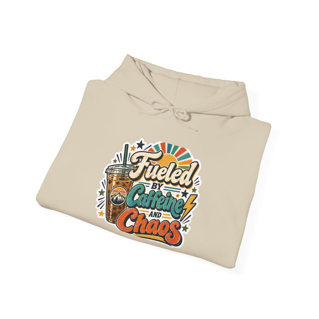Fueled by Caffeine & Chaos Coffee Lover Unisex Hoodie