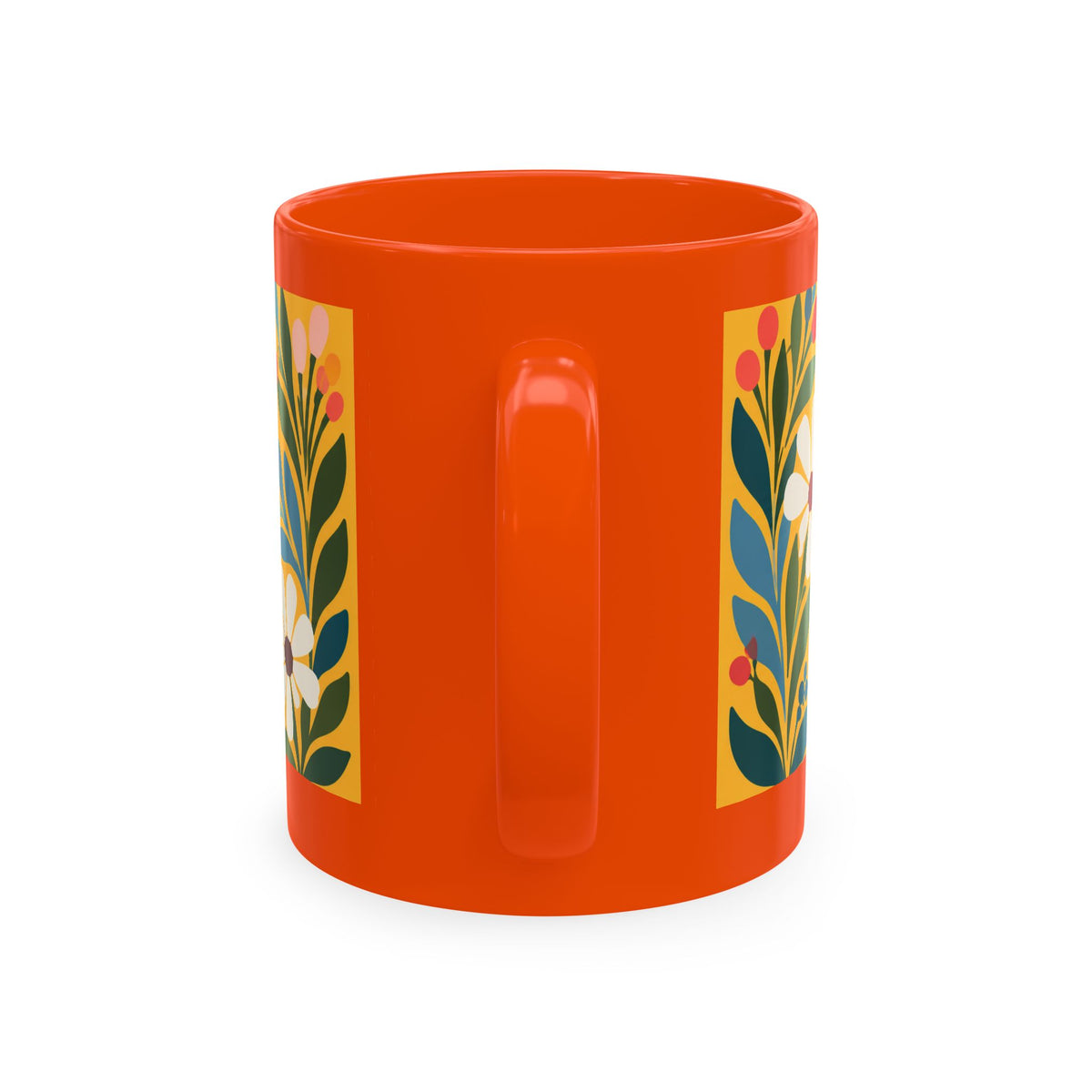 Wildly Hopeful Ceramic Mug – Floral Retro Inspirational Coffee Cup