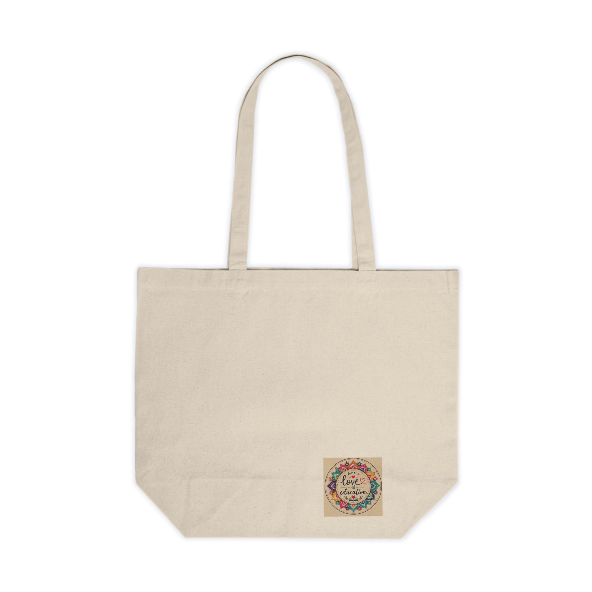 Wildly Hopeful Floral Canvas Tote — Inspirational Eco Shopping Bag