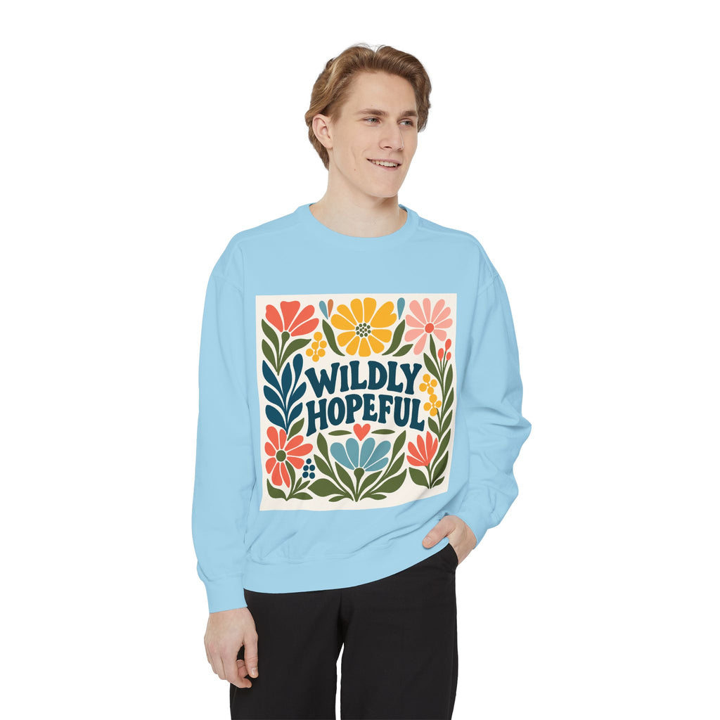 Wildly Hopeful Floral Sweatshirt, Mutiple Trendy Colors