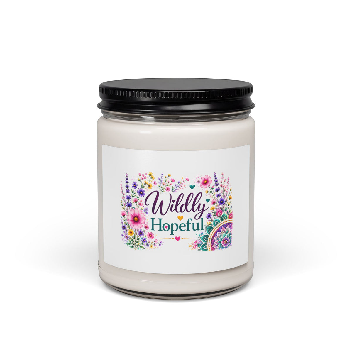 Soy Candle — "Wildly Hopeful" Floral Scented 9oz