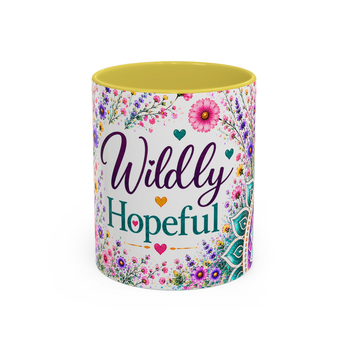Wildly Hopeful Floral Ceramic Mug (11oz/15oz)
