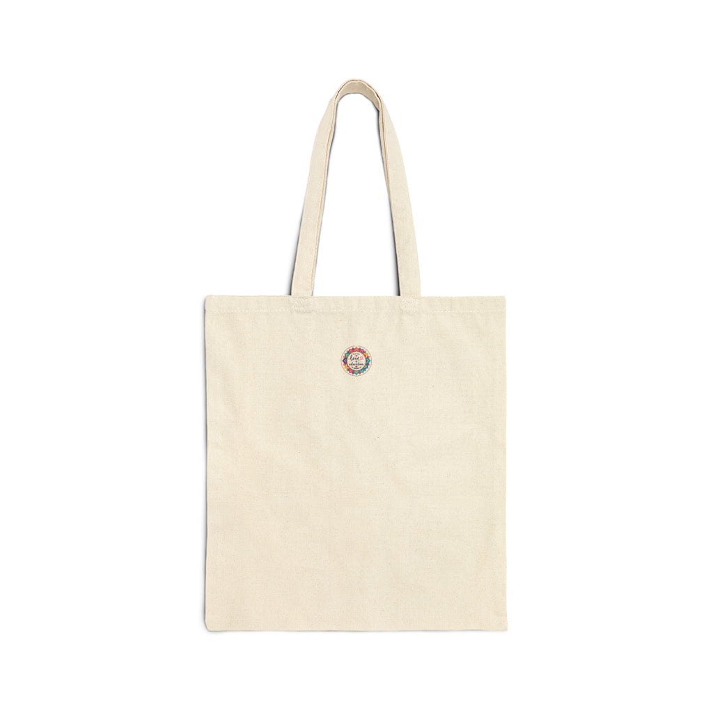 Fueled by Caffeine and Chaos Canvas Tote Bag, Unisex canvas bag for all purposes