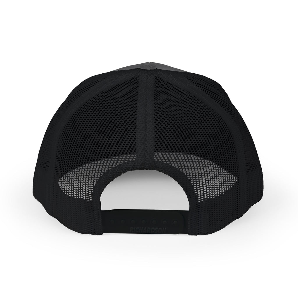 Coffee, Kids, Chaos & Hope Snapback Trucker Cap — Retro Camping Vibes
