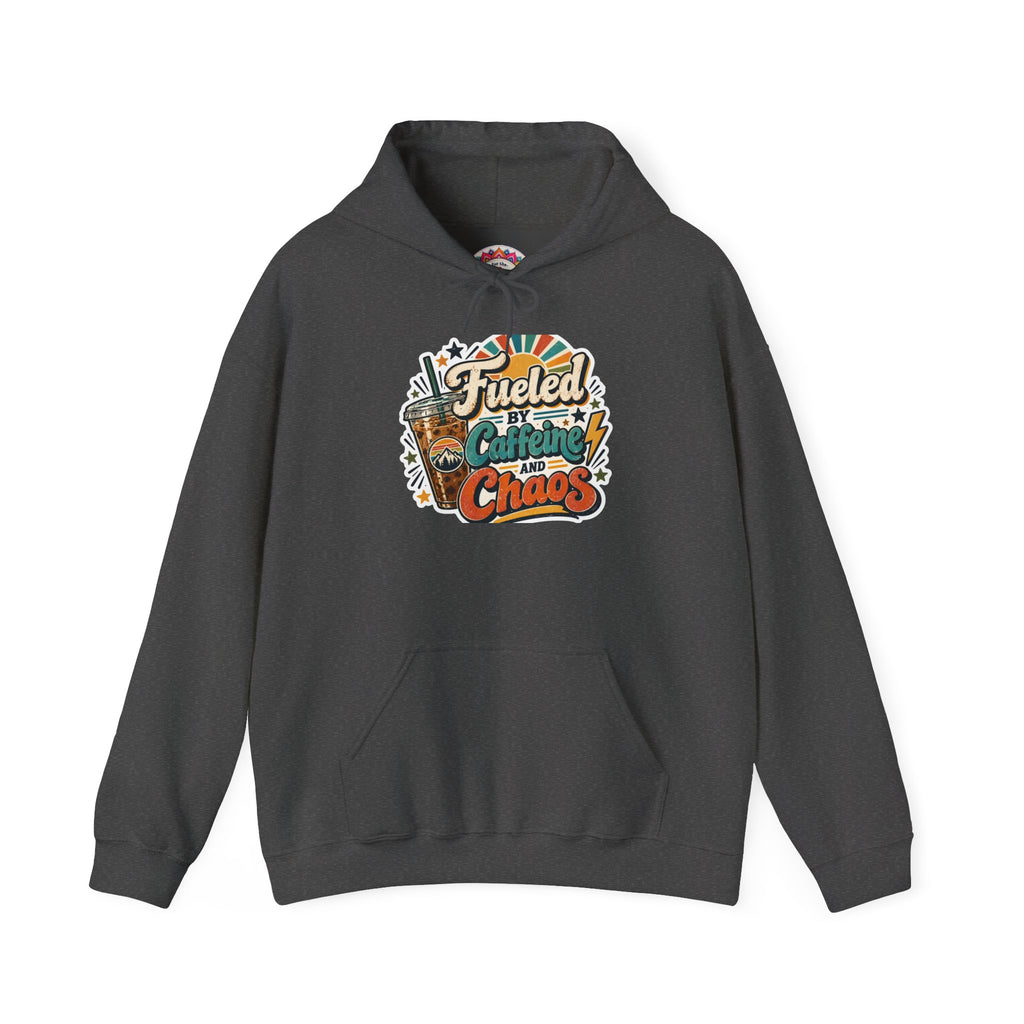 Fueled by Caffeine & Chaos Coffee Lover Unisex Hoodie