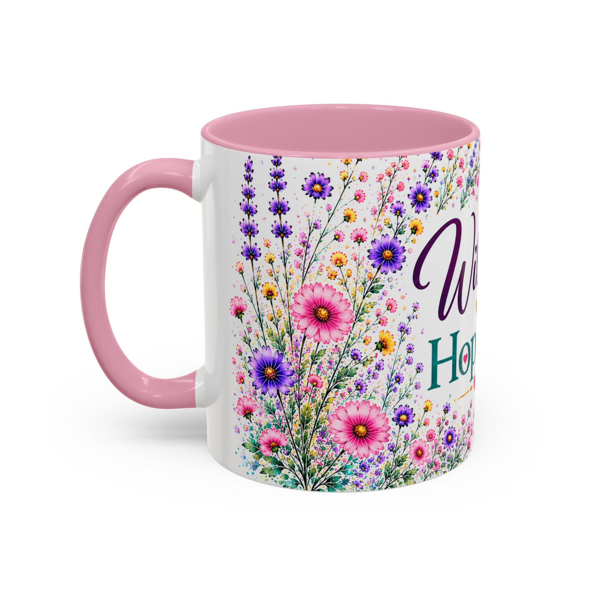 Wildly Hopeful Floral Ceramic Mug (11oz/15oz)