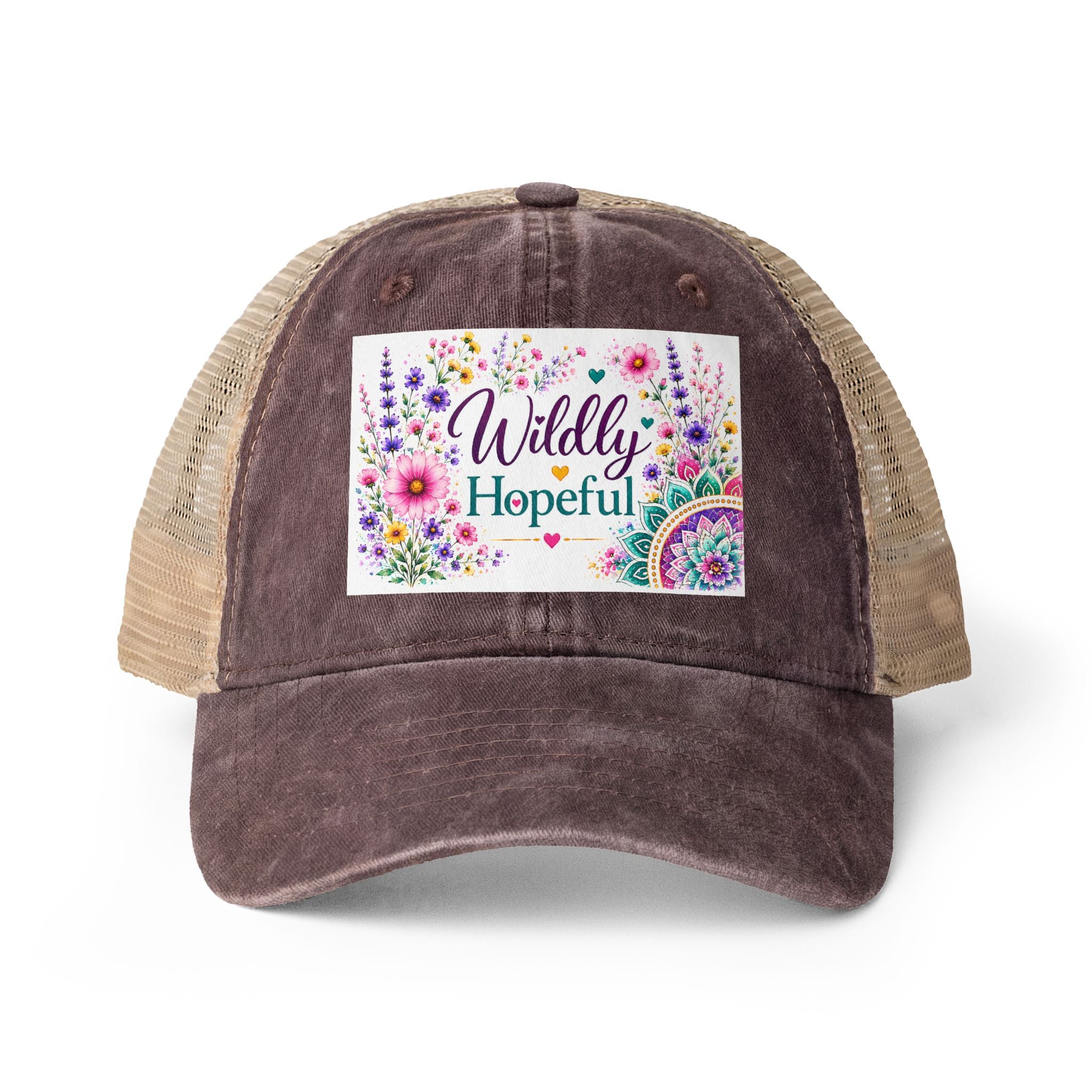 Women's Washed Mesh-Back Cap