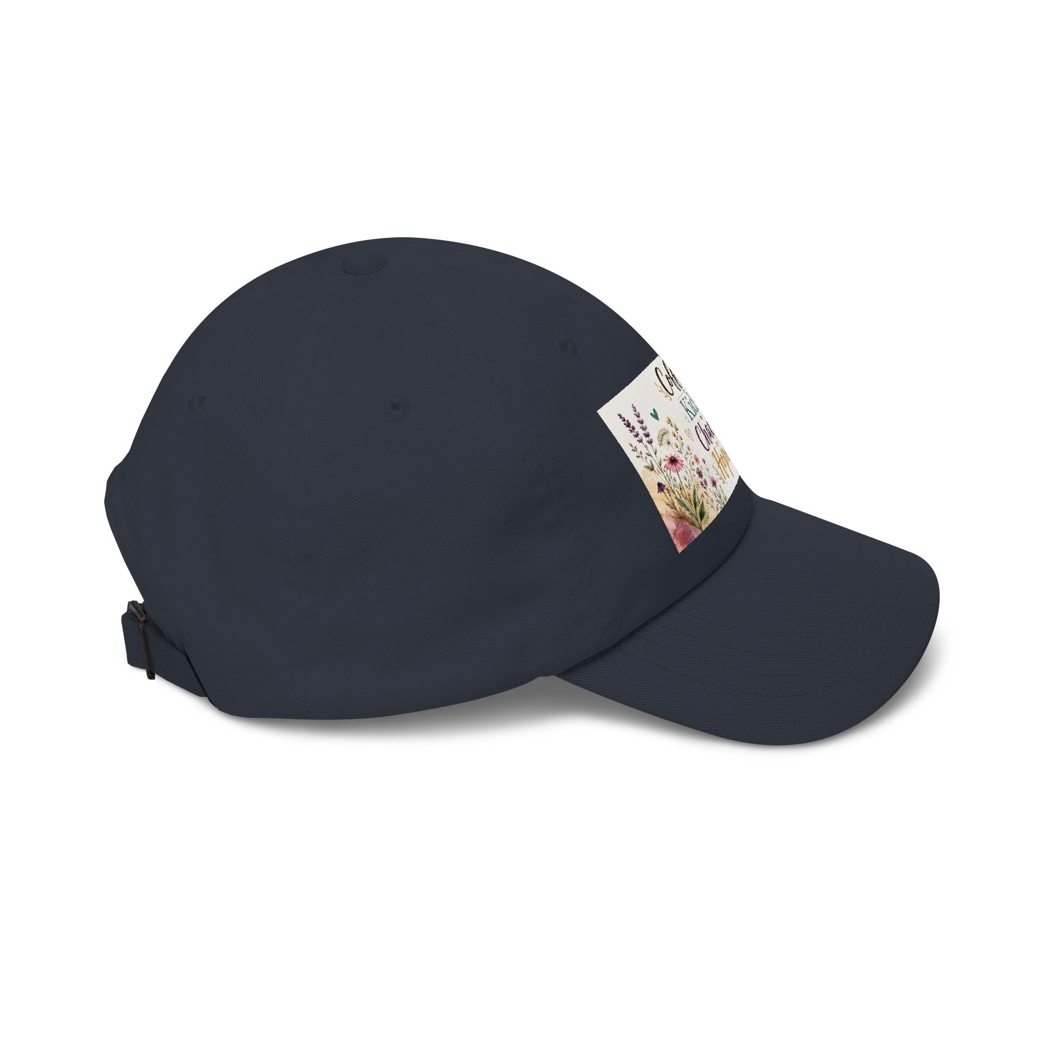Coffee, Kids, Chaos, Hope Dad Cap — Floral Mom Baseball Hat
