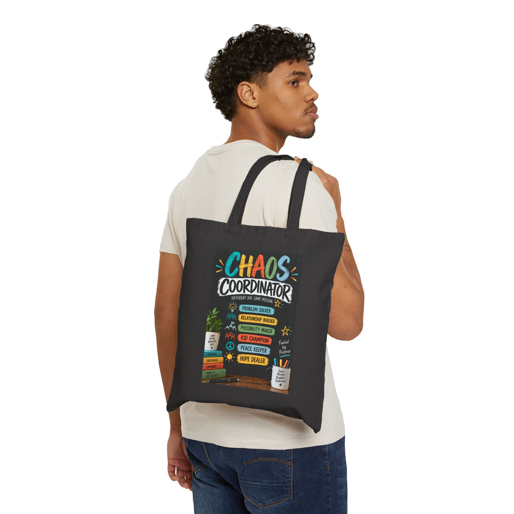 Chaos Coordinator Tote Bag — Funny Teacher/Office Gift Canvas Tote