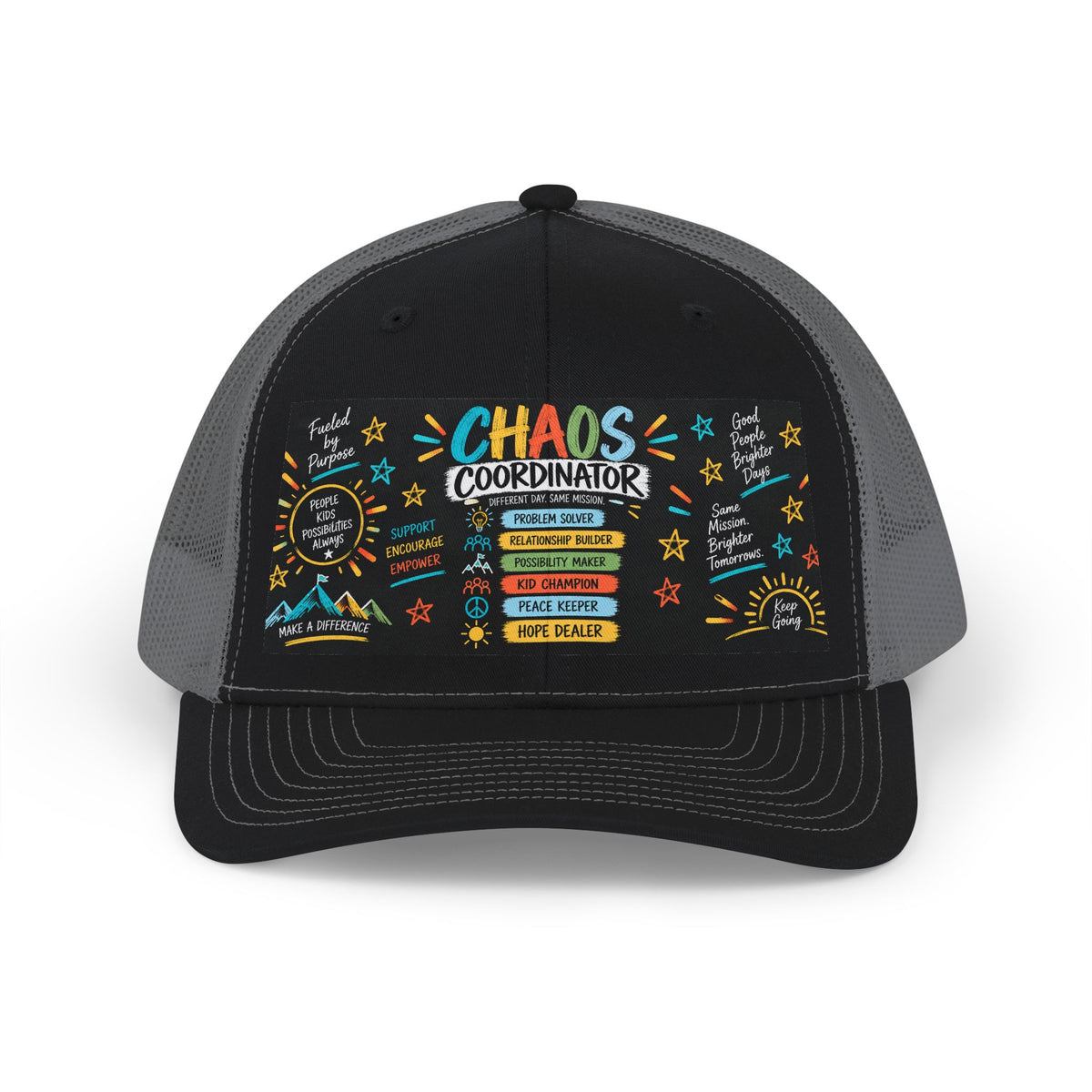 Chaos Coordinator Snapback Trucker Cap — Funny Teacher / Mom or Dad Hat