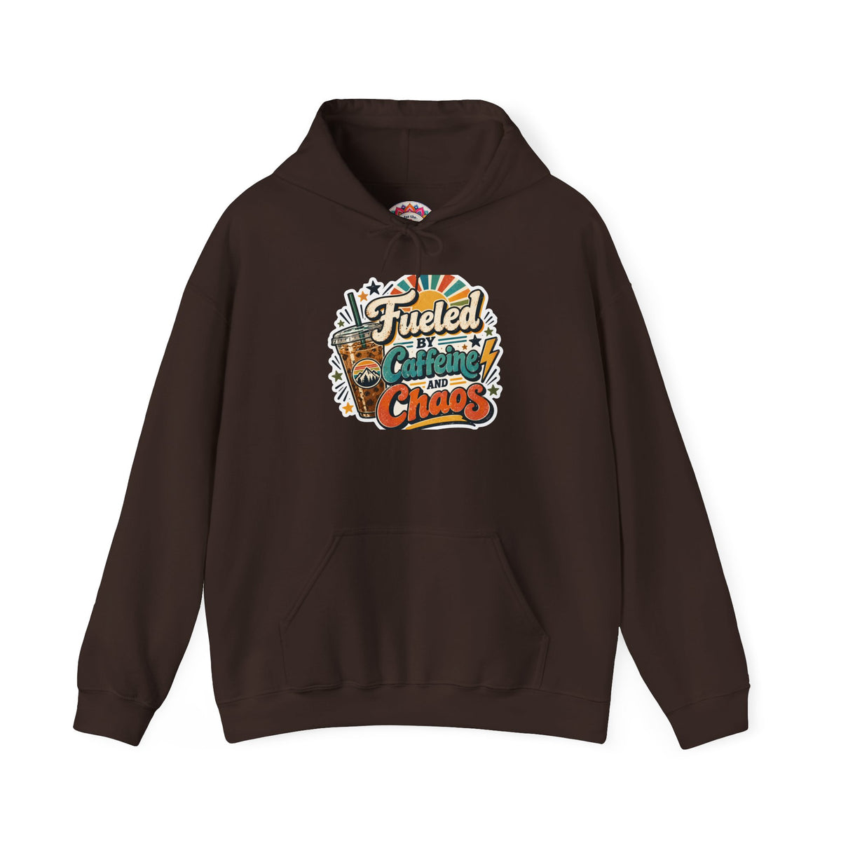 Fueled by Caffeine & Chaos Coffee Lover Unisex Hoodie