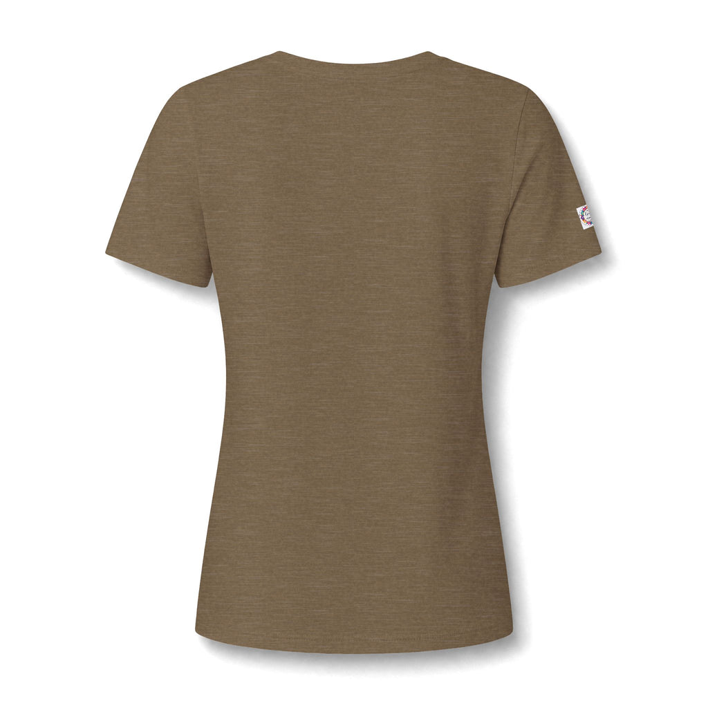 Choose Joy V-Neck Tee — Women's Floral Mandala Inspirational Shirt
