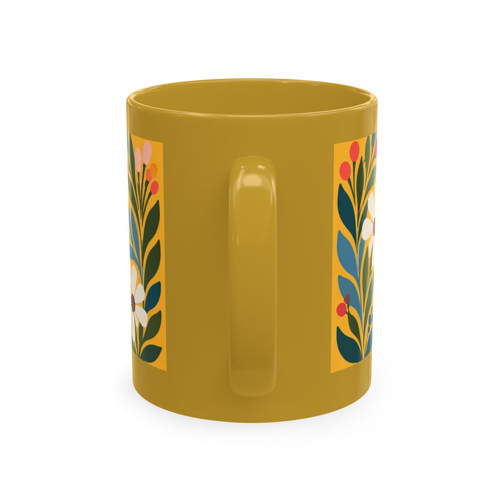 Wildly Hopeful Ceramic Mug – Floral Retro Inspirational Coffee Cup