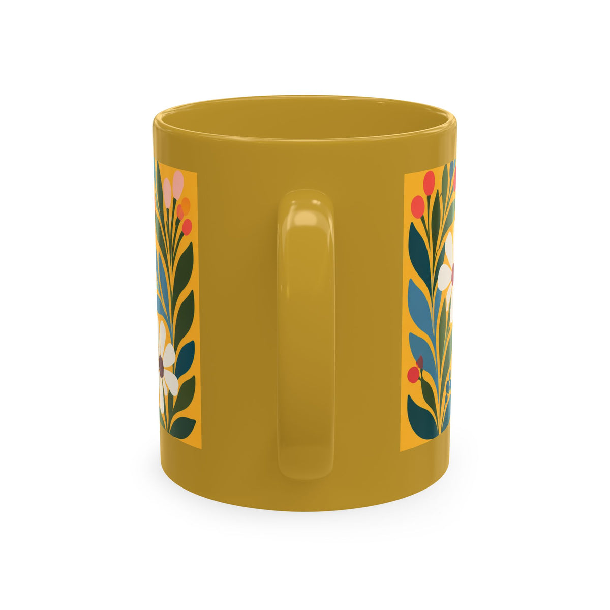 Wildly Hopeful Ceramic Mug – Floral Retro Inspirational Coffee Cup