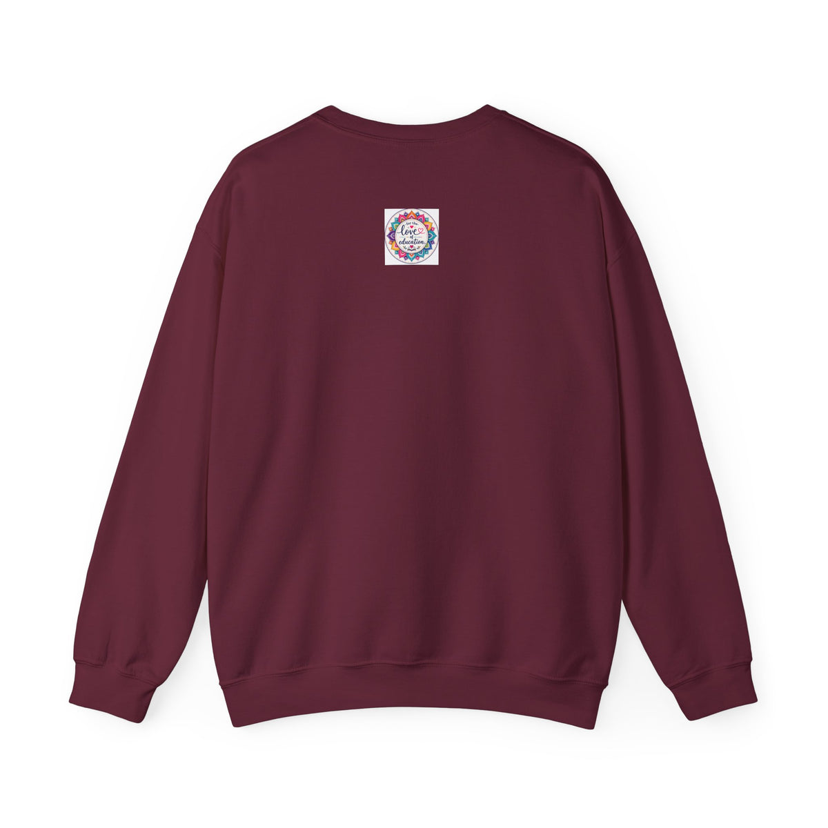 Coffee, Kids, Chaos & Hope Crewneck Sweatshirt — Colorful Educator/Counselor/Mom Life Pullover