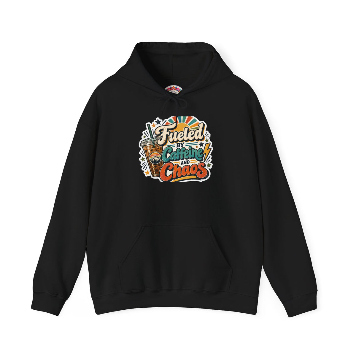 Fueled by Caffeine & Chaos Coffee Lover Unisex Hoodie
