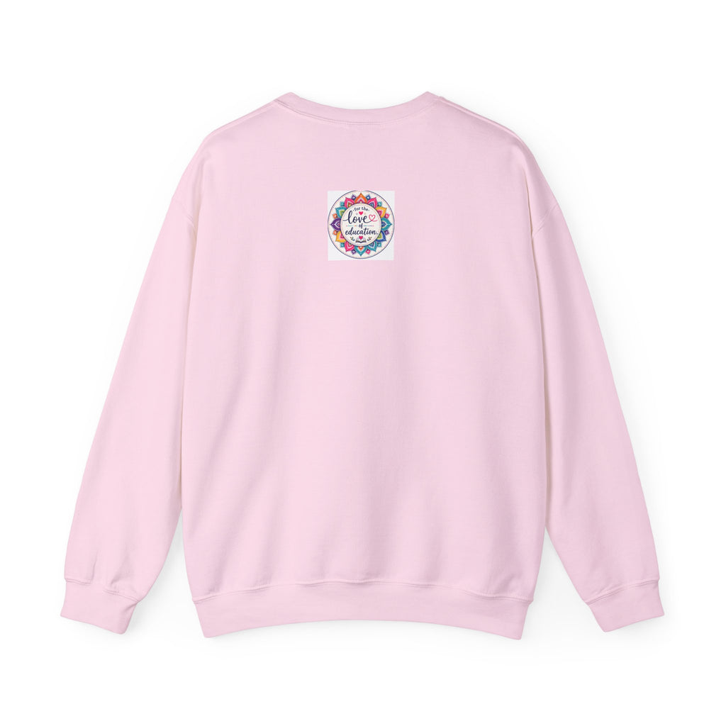 Chaos Coordinator Crewneck Sweatshirt — Funny Teacher/Parent Gift, Problem Solver Floral Graphic
