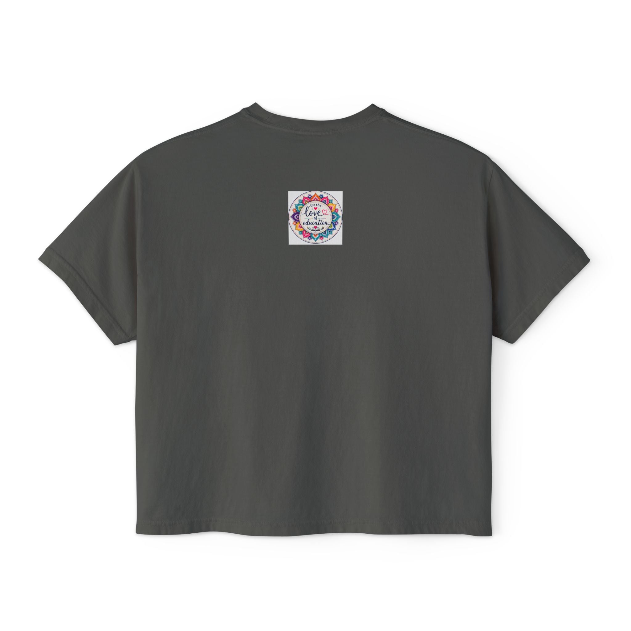 Choose Hope Anyway Boxy Tee — Inspirational Floral Women's Shirt