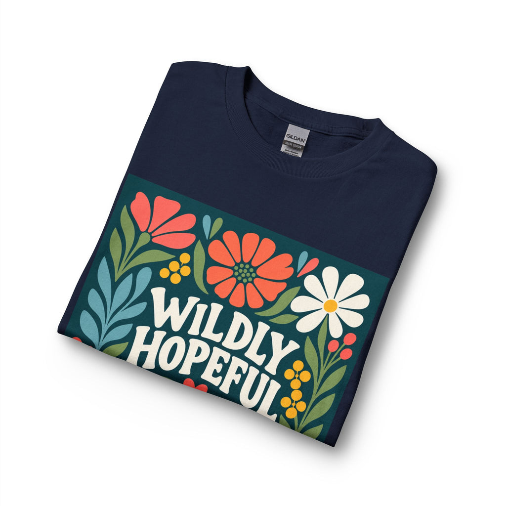 Wildly Hopeful Retro Floral Long Sleeve Tee