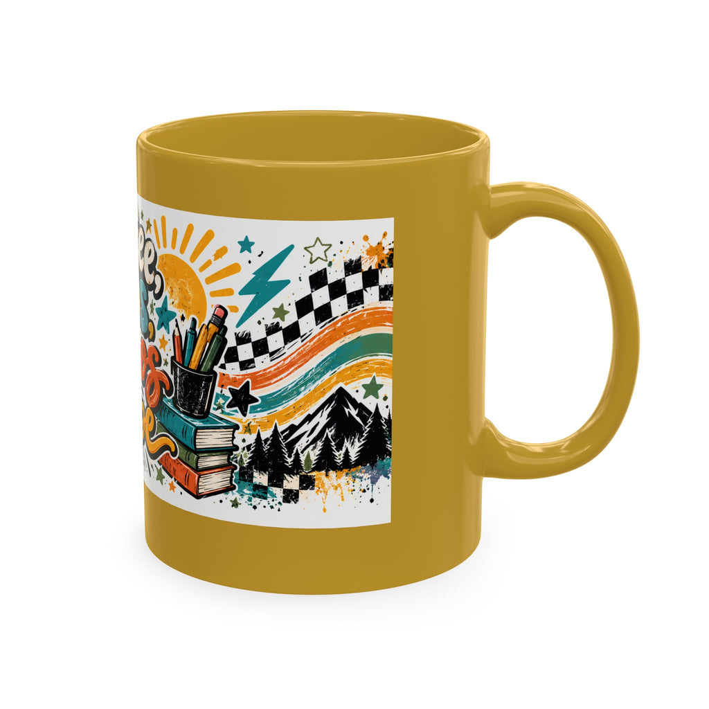 Coffee, Kids, Chaos & Hope Ceramic Mug — Funny Dad/Parent/Teacher/Counselor Coffee Cup