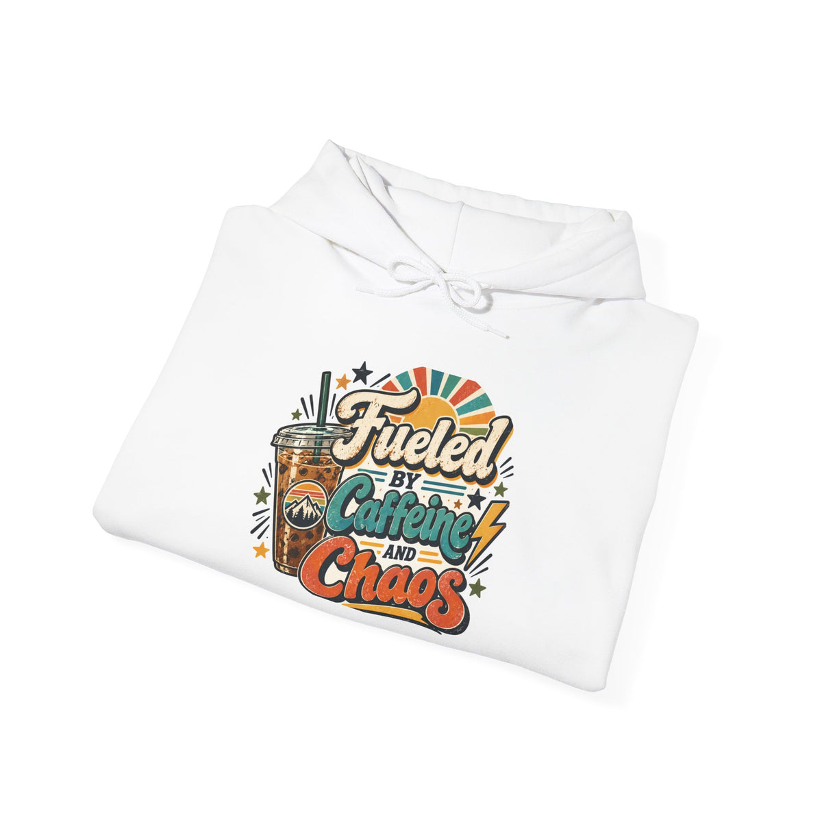 Fueled by Caffeine & Chaos Coffee Lover Unisex Hoodie