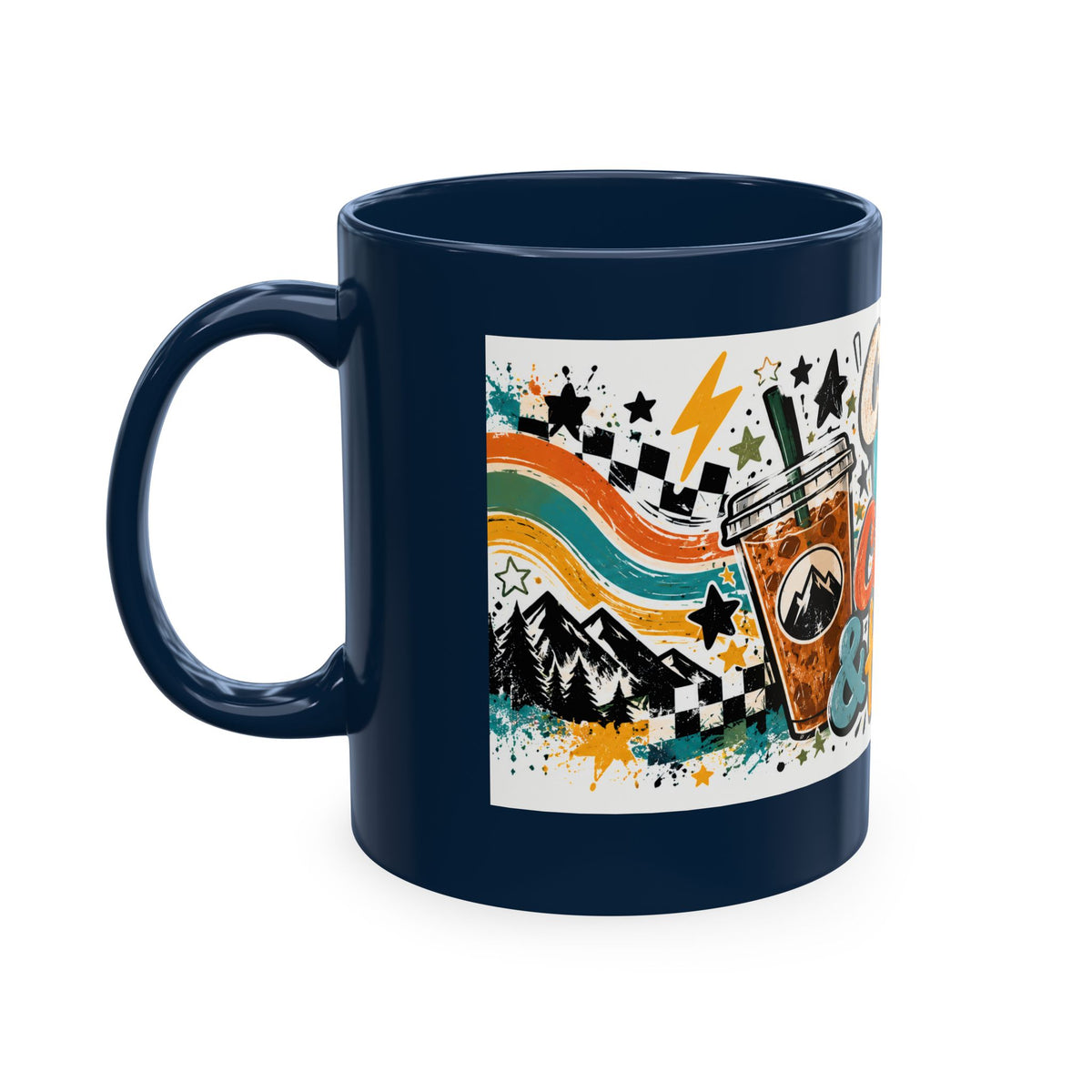 Coffee, Kids, Chaos & Hope Ceramic Mug — Funny Dad/Parent/Teacher/Counselor Coffee Cup
