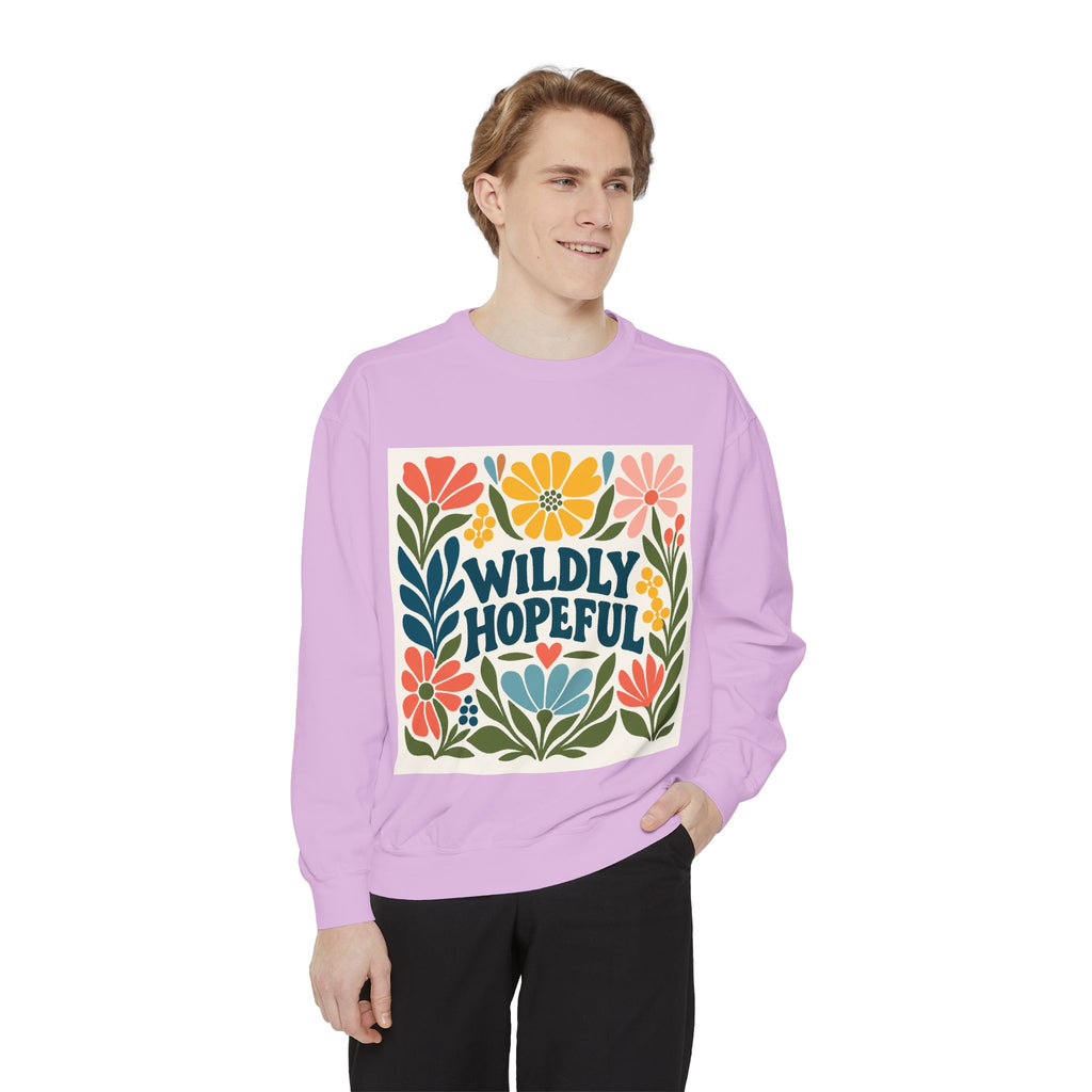 Wildly Hopeful Floral Sweatshirt, Mutiple Trendy Colors
