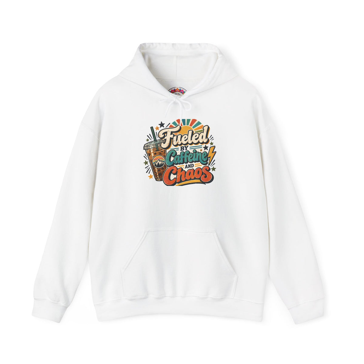 Fueled by Caffeine & Chaos Coffee Lover Unisex Hoodie