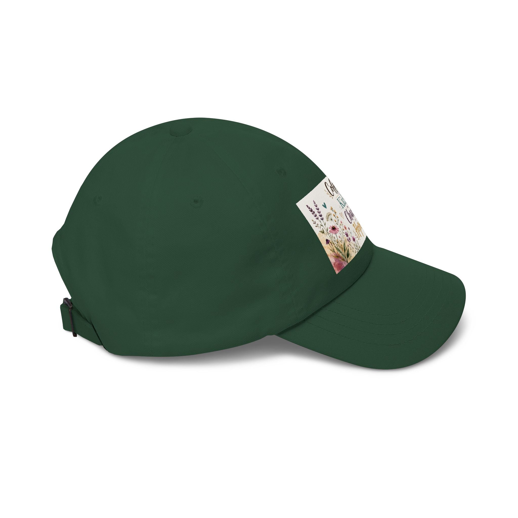 Coffee, Kids, Chaos, Hope Dad Cap — Floral Mom Baseball Hat