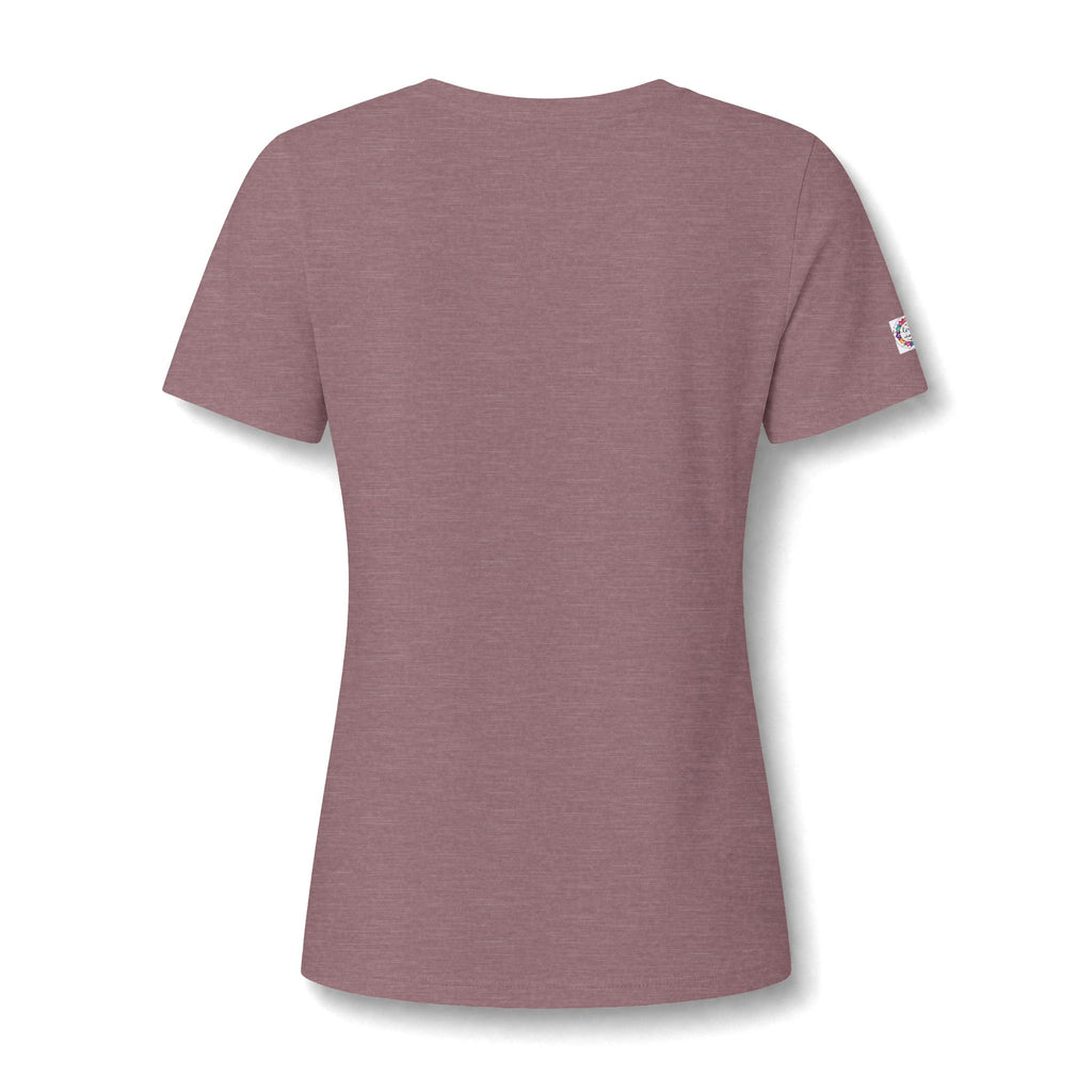 Choose Joy V-Neck Tee — Women's Floral Mandala Inspirational Shirt