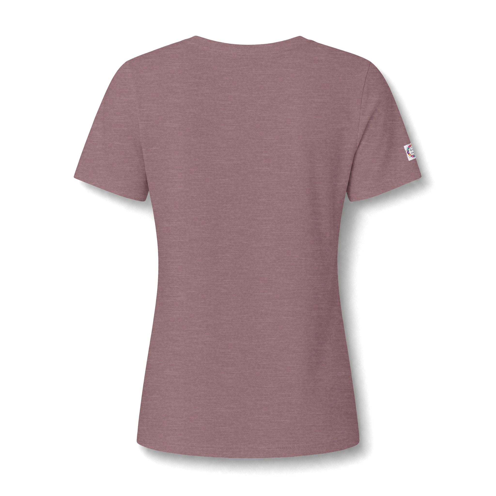 Choose Joy V-Neck Tee — Women's Floral Mandala Inspirational Shirt