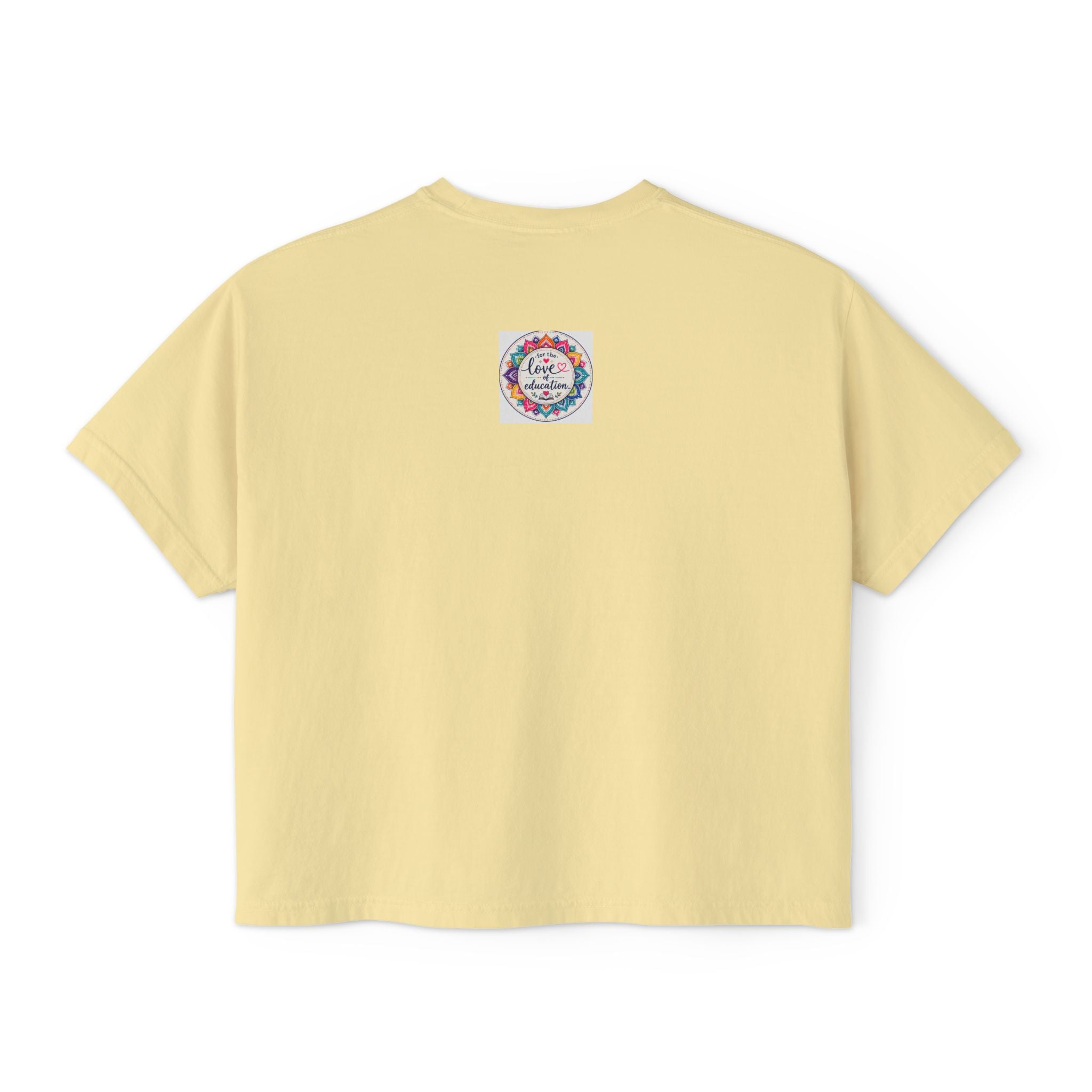Choose Hope Anyway Boxy Tee — Inspirational Floral Women's Shirt