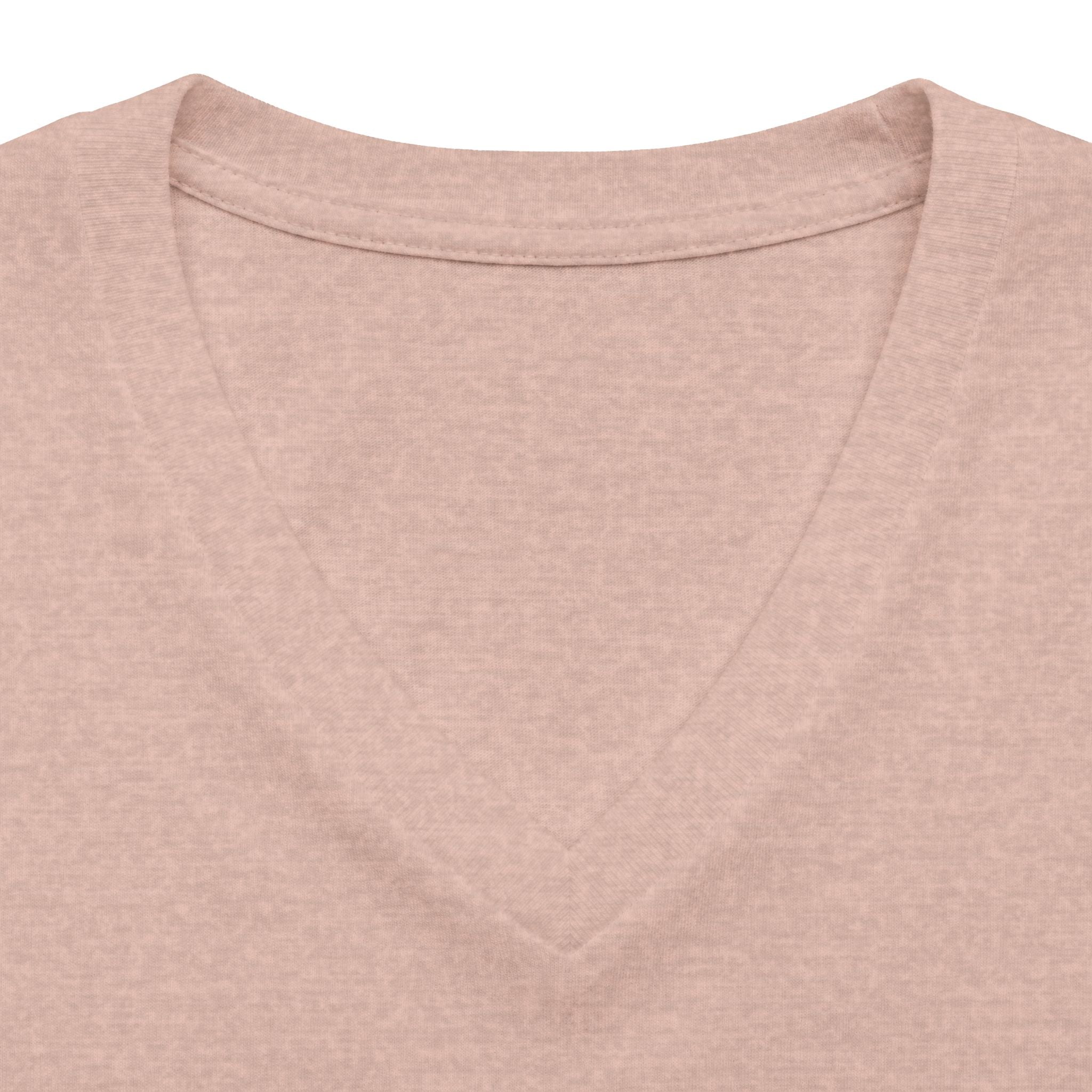 Women's V-Neck Tee - 'Wildly Hopeful' Floral Graphic