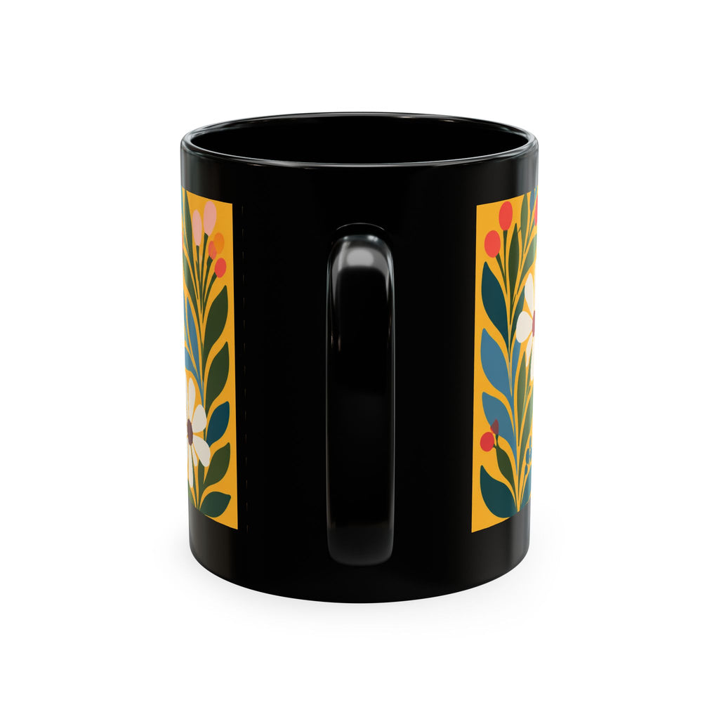 Wildly Hopeful Ceramic Mug – Floral Retro Inspirational Coffee Cup