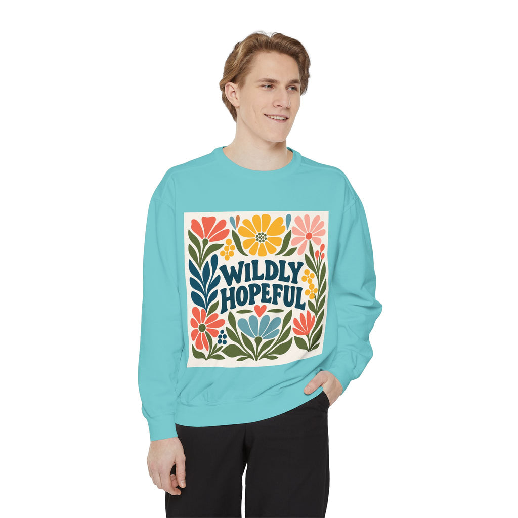 Wildly Hopeful Floral Sweatshirt, Mutiple Trendy Colors