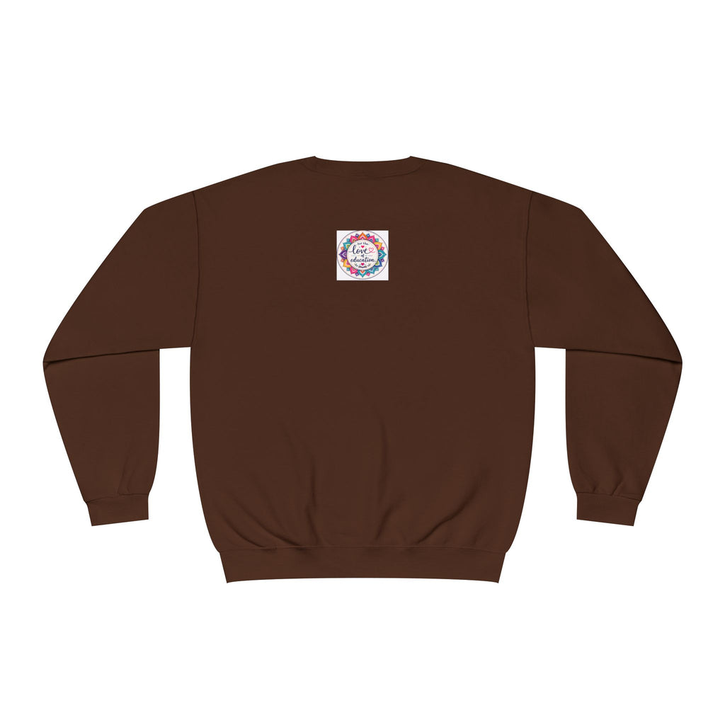 Coffee, Kiddos, Chaos & Hope Crewneck Sweatshirt, Teacher/School Staff/Mom Gift