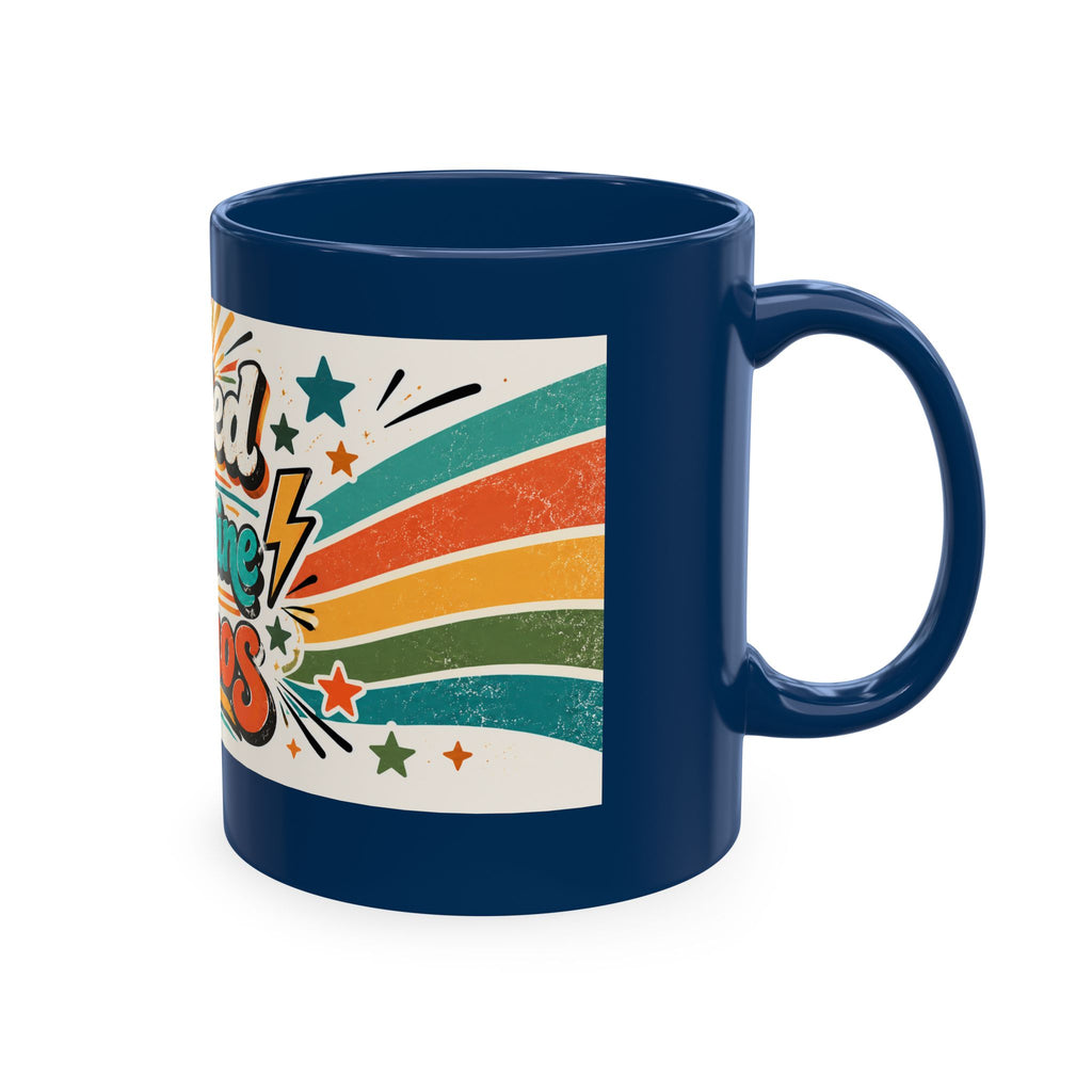 Fueled by Caffeine and Chaos Traditional Ceramic Mug for Coffee lovers, teachers, coaches, counselors, parents