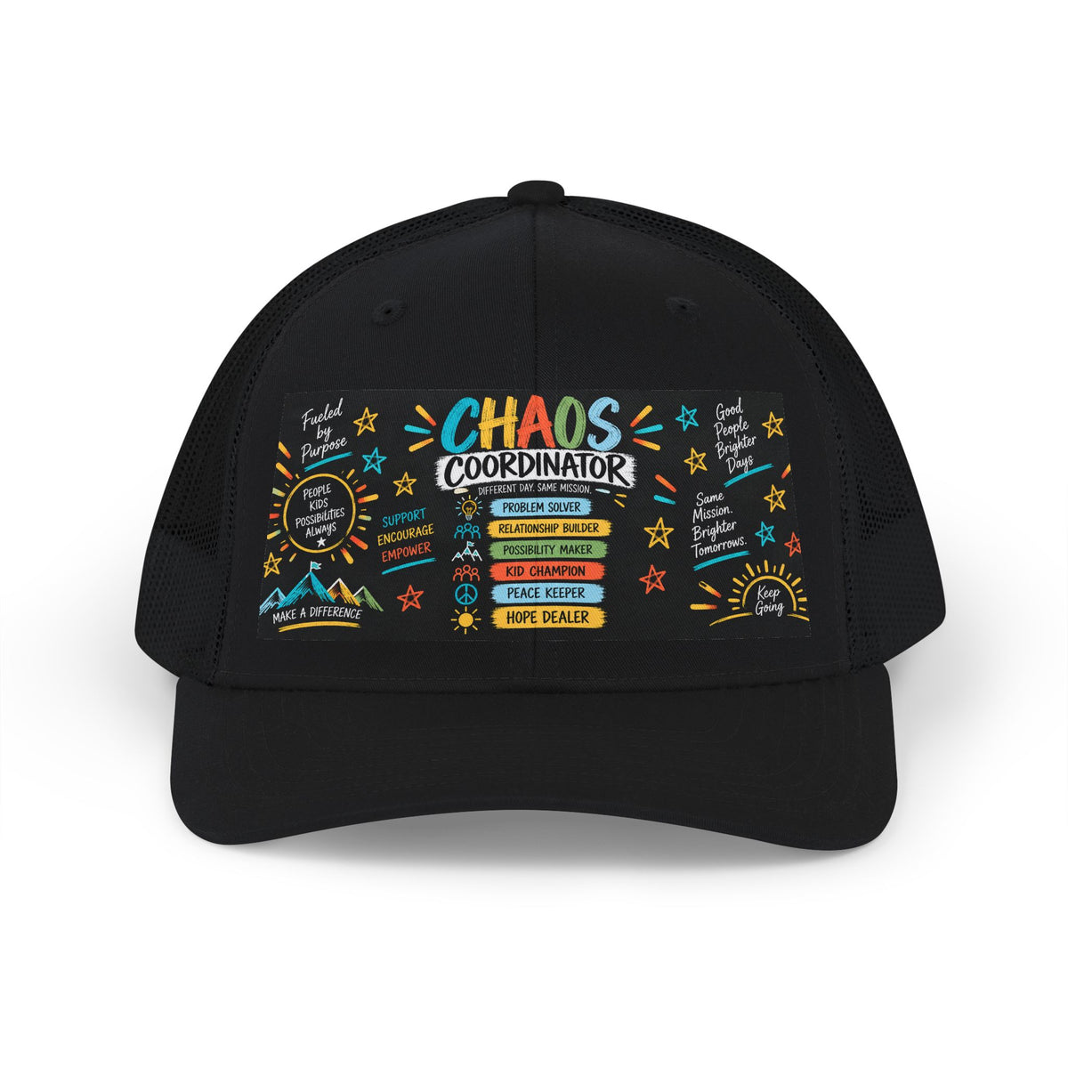 Chaos Coordinator Snapback Trucker Cap — Funny Teacher / Mom or Dad Hat