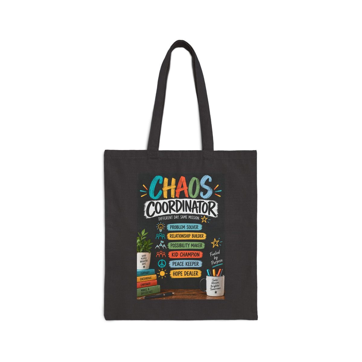 Chaos Coordinator Tote Bag — Funny Teacher/Office Gift Canvas Tote