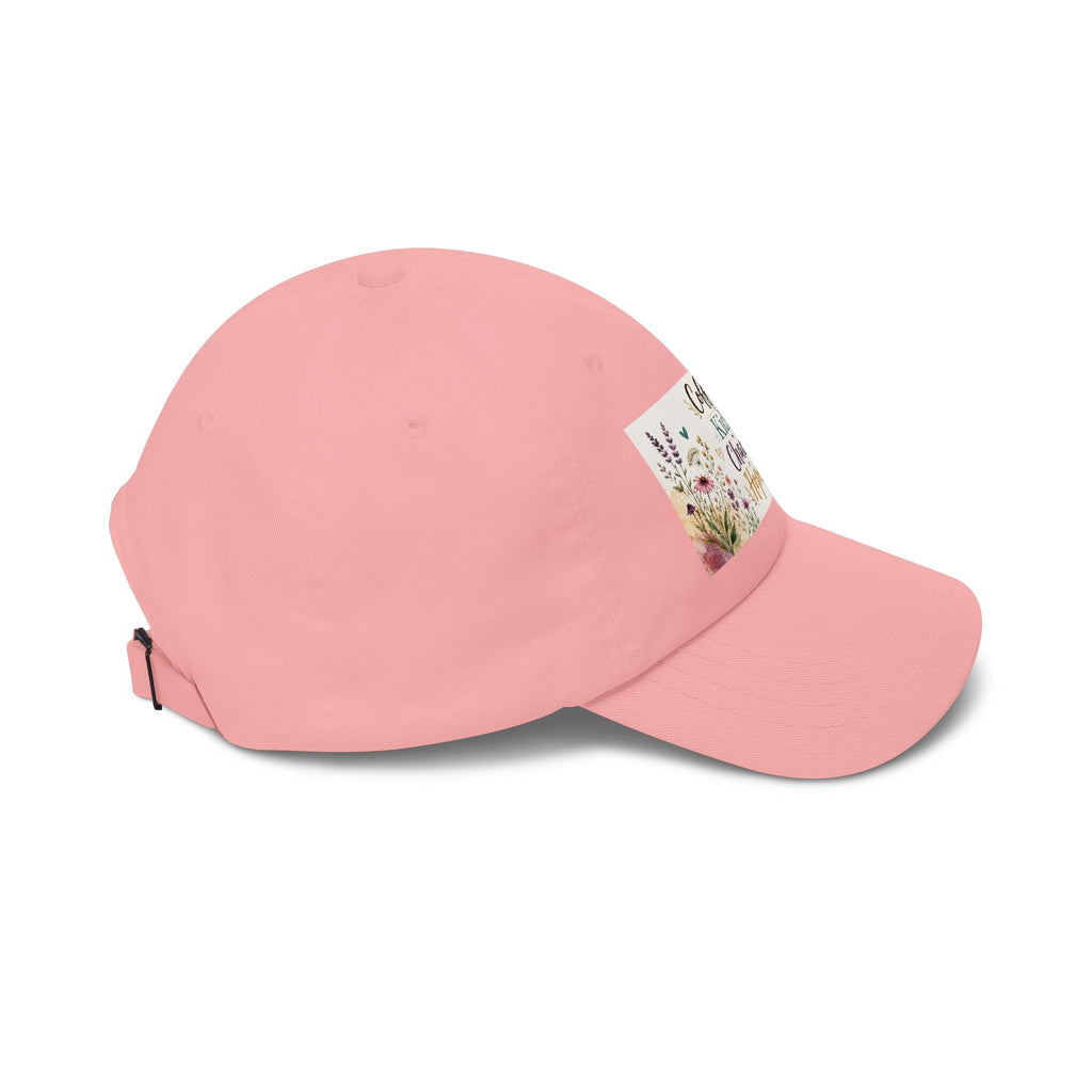 Coffee, Kids, Chaos, Hope Dad Cap — Floral Mom Baseball Hat