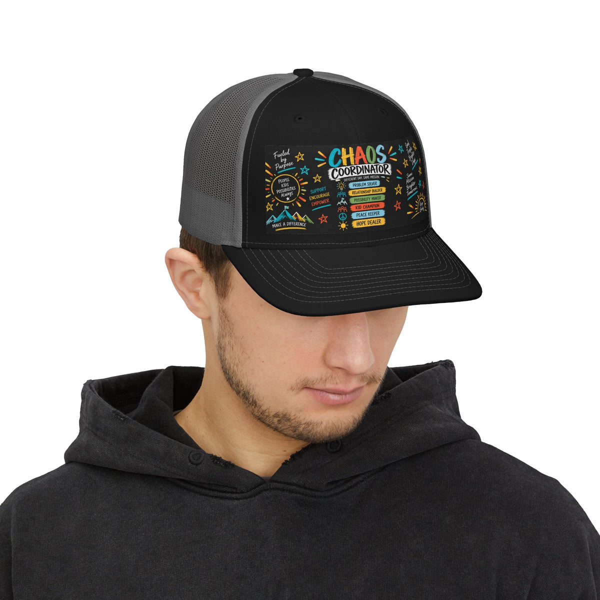 Chaos Coordinator Snapback Trucker Cap — Funny Teacher / Mom or Dad Hat