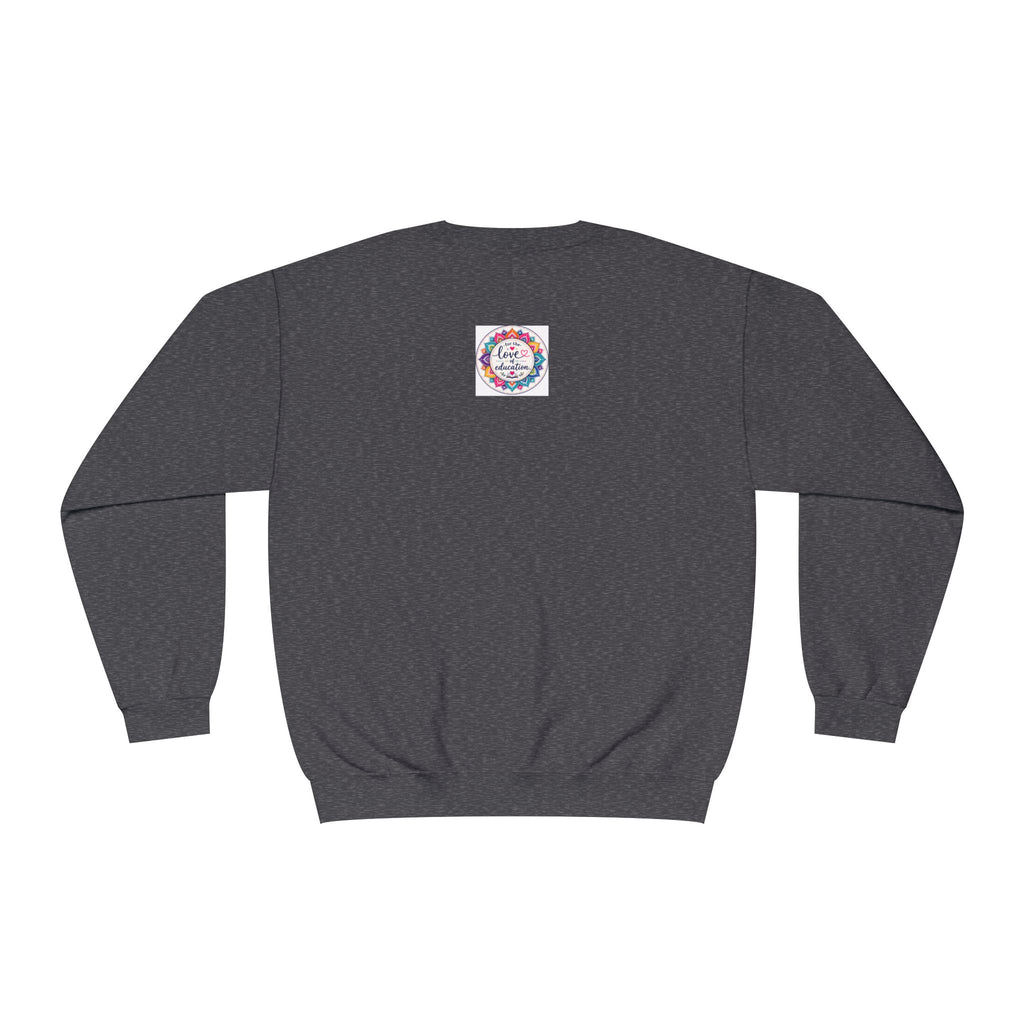 Coffee, Kiddos, Chaos & Hope Crewneck Sweatshirt, Teacher/School Staff/Mom Gift