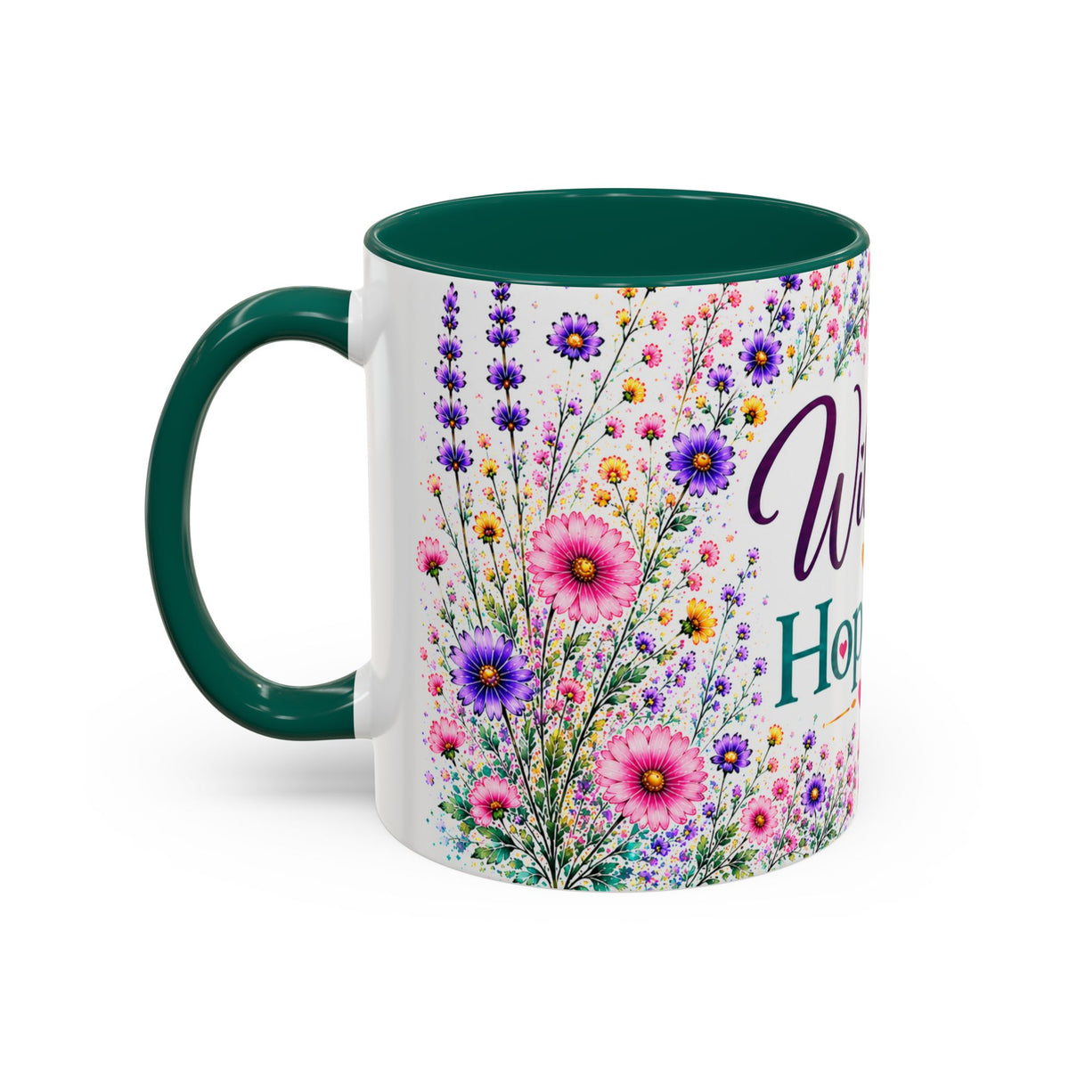 Wildly Hopeful Floral Ceramic Mug (11oz/15oz)